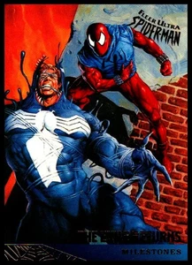 Marvel Scarlet Spider vs Venom 1995 Milestones Fleer Ultra 94 - Foto 1 di 2