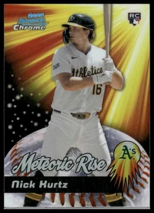 2025 Bowman Chrome Meteoric Rise - MR-7 Nick Kurtz Athletics (RC) - Bild 1 von 2