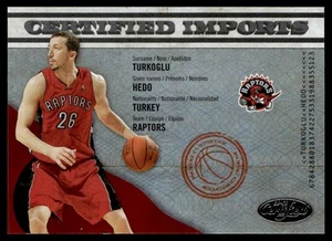 2010-11 Panini Certified Imports Hedo Turkoglu 122/500 Toronto Raptors #6 - Picture 1 of 2