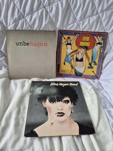 Nina Hagen: 3 x LP im Paket = Unbehagen+ Nina Hagen Band+Angstlos, alle ex/ex- - Bild 1 von 22