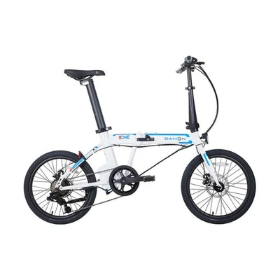 Dahon K-One E-Bike Hub Drive - Lightweight Folding E-Bike (White) - Image 1 of 3