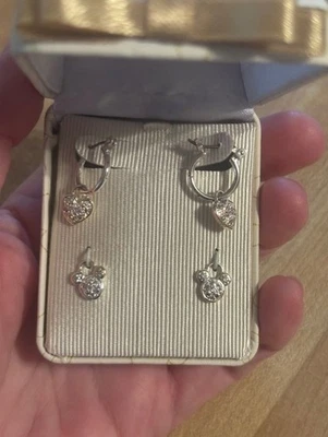 全新 米老鼠 迪士尼 925 耳环 交换   — 第 1/4 张图片