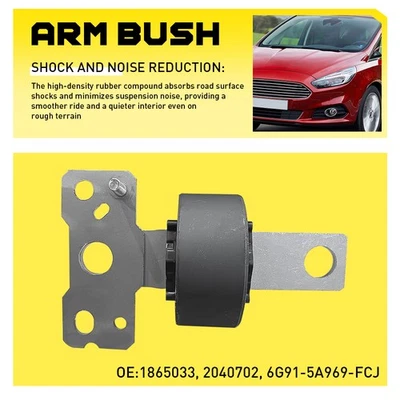Trailing ArM BUSH For Mondeo Mk4 MK2 Galaxy S-Max Rear N/S Knuckle Suspension - Image 1 of 4