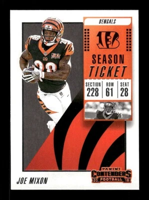 2018 Panini Contenders 80 Joe Mixon BXCP43 - Image 1 of 2
