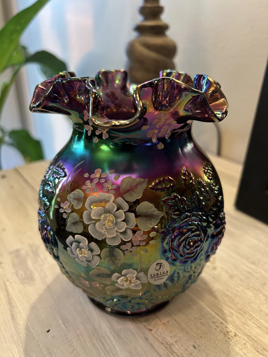 fenton carnival glass vase products for sale | eBay