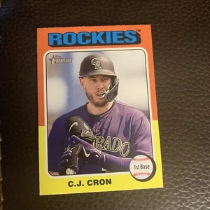 CJ Cron 2024 Topps Heritage #435 - Foto 1 di 2