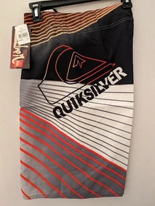 Quiksilver Surf Boardshorts With Pocket Swimwear Men's Sz 32 New - Picture 1 of 3