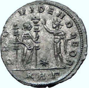 Probo 277 d.C. Antica moneta romana Sol Sole Dio Dea del culto prepensierante i40570 - Foto 1 di 2