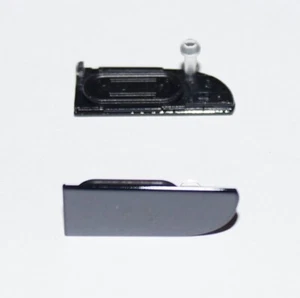 Original Sony xperia arco s Micro USB Cover Charging Port Cover Black - Picture 1 of 1