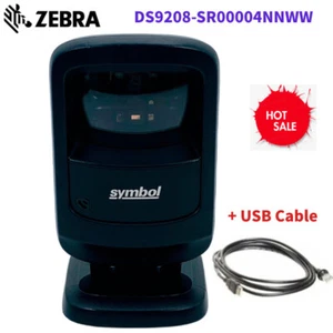 Zebra Motorola Symbol DS9208-SR00004NNWW Hand free Barcode Scanner w/USB Cable - Picture 1 of 7