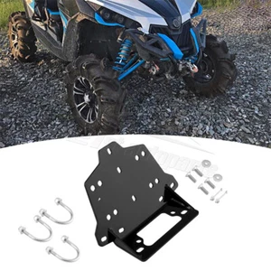 UTV Winch Mounting Plate Bracket Kit For 2013-2018 Can-Am Maverick 1000R & Turbo - Picture 1 of 7