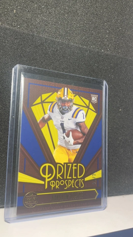 2023 NFL LEGACY RC KAYSHON BOUTTE PRIZED PROSPECTS 11/25 Rookie Card !! - Image 1 of 4