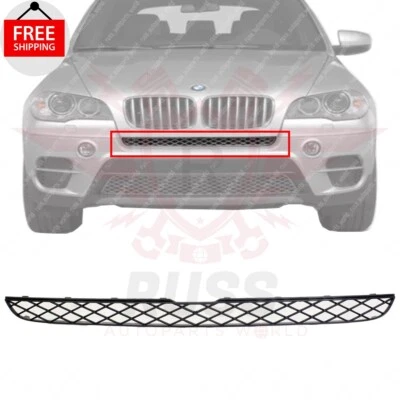 New Front Bumper Upper Grille Textured Fits 2007-2013 BMW X5 / 2008-2014 X6 - Imagem 1 de 4