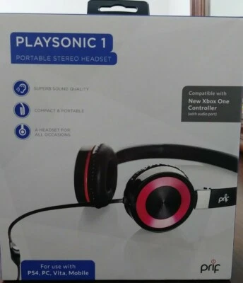 PRIF PlaySonic 1 Portable Headset - PlayStation 4 & For use with PS4 PC VITA  - Image 1 of 2