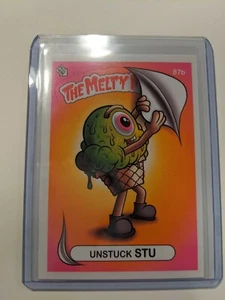 Melty Misfits Series 3 87b Unstuck Stu Card Sticker Buff Monster Puzzle Piece - Picture 1 of 2