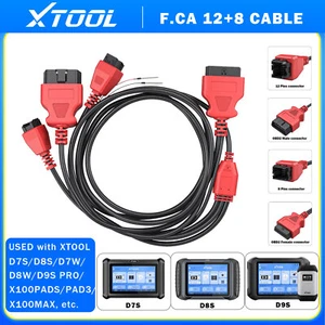 XTOOL 12+8PIN Cable Auto Diagnostic Scanner Adapter D7 D8 EZ400 Fit for Chrysler - Picture 1 of 5