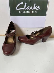 Clarks Heels Leather Shoes Size UK 7 EU 41 . - Picture 1 of 12