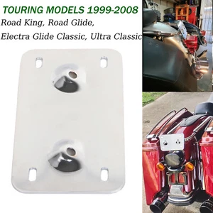 Laydown Layback License Plate Mount Kit For Harley Electra Road Glide King 99-08 - Picture 1 of 12