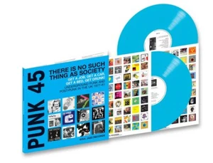 Soul Jazz Records pres. PUNK 45! There's No Such Thing As Society 2LP BLUE Vinyl - Picture 1 of 1