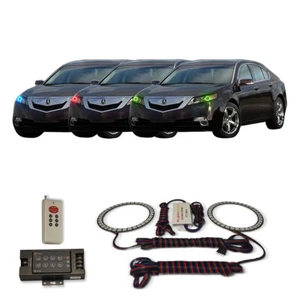RGB Multi Color RF Headlight Halo kit for Acura TL 09-14 - Foto 1 di 7
