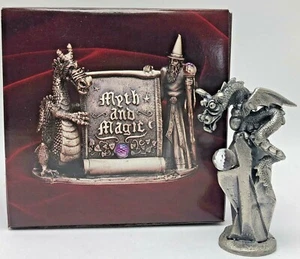 Mito y Magia Tudor Como Nuevo Estaño Figura Fantasía La Serpiente Alada 3007 - Imagen 1 de 11