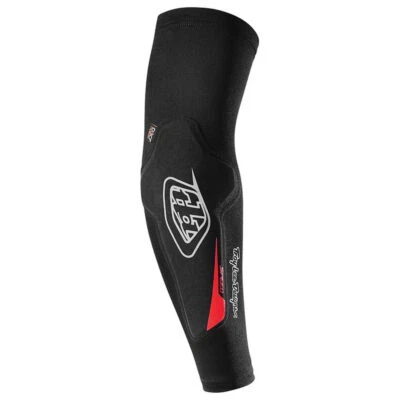 Mangas de codo de velocidad Troy Lee Designs X-grandes/2X-grandes negras Foto 1 de 2