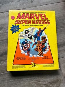 Marvel Super Heroes The Heroic Role Playing Game TSR 1984. Main Box Set Complete