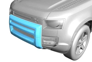 Land Rover Genuine Front Bumper Trim Tray Protection Bar Primed Fits Defender X - Picture 1 of 5