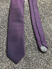 F&F lila Polyester gemusterte klassische Krawatte 2,75"" breit 57"" lang