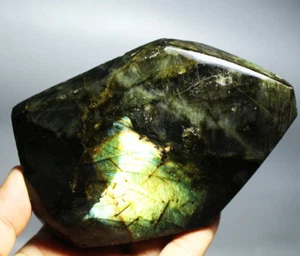 1.59lb HIGH GRADE NATURAL Labradorite ORE / Fire GEM Stone Furnishing articles - Picture 1 of 10