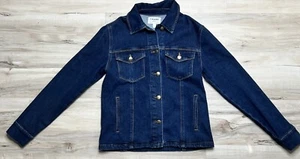 Frame Denim Women’s Snap Away Trucker Denim Jacket Size S Petite NWOT Designer - Picture 1 of 23