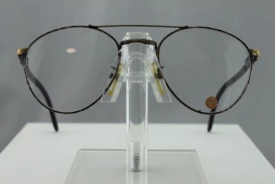 Policía Mod. Lentes de demostración transparentes con marco de metal bronce/negro 2220 Col. 853 Foto 1 de 4