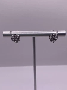 Audífono de plata esterlina con pata CZ - Imagen 1 de 4