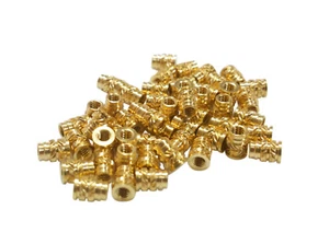 Qty. 20 M2.5 2.5mm M2.5-0.4 Long Threaded Heat Set Screw Inserts for 3D Printing - Picture 1 of 4