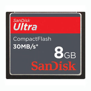 8GB SanDisk Ultra 30MB/S CompactFlash CF Memory Card f. Camera
