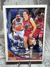 [G+] Topps Gold  Jeff Hornacek 1993-94 Philadelphia 76ers Basketball Card
