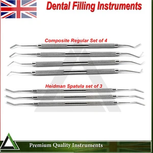 Dental Tooth Filling Composite Amalgam Filling Restoration Instruments Set of 2 - Picture 1 of 5
