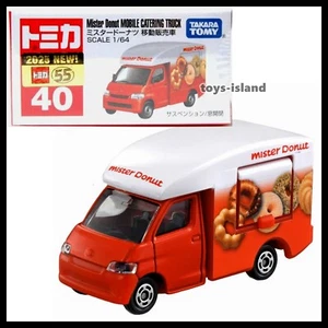 TOMICA 40 Mister Donut Mobile Catering Truck 1/64 TOMY 2025 APRIL NEW MODEL - Picture 1 of 7