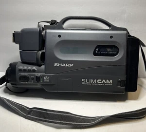 Sharp Slim Cam 1 Lux Minimum Illumination VHS Camera-UNTESTED - Picture 1 of 8