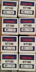 VACUUM TUBES - KT150 RUSSIAN TUNG-SOL - 8 PCS FACTORY MATCHED SET - TESTED! #2 - Picture 1 of 3