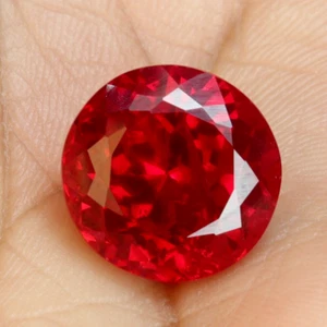Piedras preciosas sueltas rojas sangre rubí rojo sangre de 9,50 quilates certificadas - Imagen 1 de 7