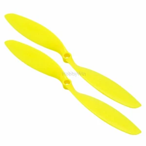 HobbyLord ST-550C-029 Yellow Propeller 1038 Cw 2PCS for RC Quadcopter FPV Drone - Picture 1 of 6