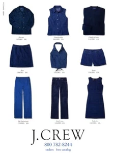 1998 J.Crew pubblicità moda vendita per corrispondenza catalogo jeans 1 pagina RIVISTA ANNUNCIO - Foto 1 di 1