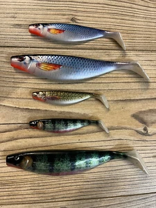 Balzer Shirasu Print Shad 10/13/17cm Gummifisch Hecht Zander Barsch