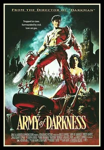 Army of Darkness Sam Reimi Evil Dead Películas Póster Nevera Imán 6x8 Grande - Imagen 1 de 2