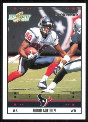 2005 Score Scorecard #115 Jabar Gaffney /599 - Image 1 of 2