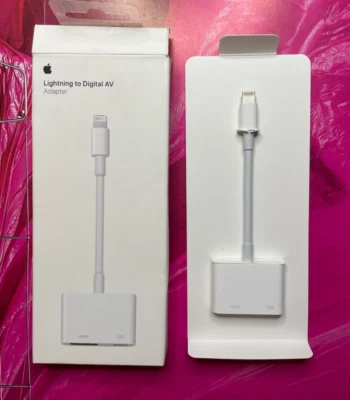 Original Apple Lightning HDMI Digital AV Adapter iPhone iPad A1438 MD826ZM/A Neu - Bild 1 von 4