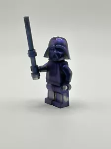 Lego Star Wars Genuine Prototype Satin Purple Darth Vader Minifigure Rare - Picture 1 of 5