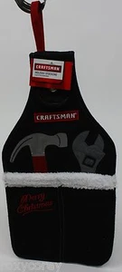 Holiday 19 inch Craftsman Nonwoven Figural Black Tool Belt Stocking NWT - Picture 1 of 1