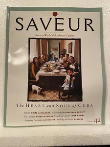 SAVEUR MAGAZINE 42 Cuba white asparagus moonshine Middle Eastern food Apr 2000 - Picture 1 of 1